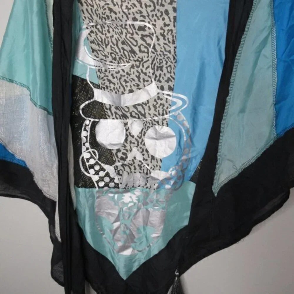 Lin art project‎ unique shawl